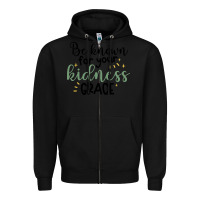 Black kidness Zipper Hoodie - Unal Design