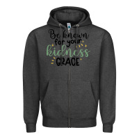Charcoal Heather kidness Zipper Hoodie - Unal Design