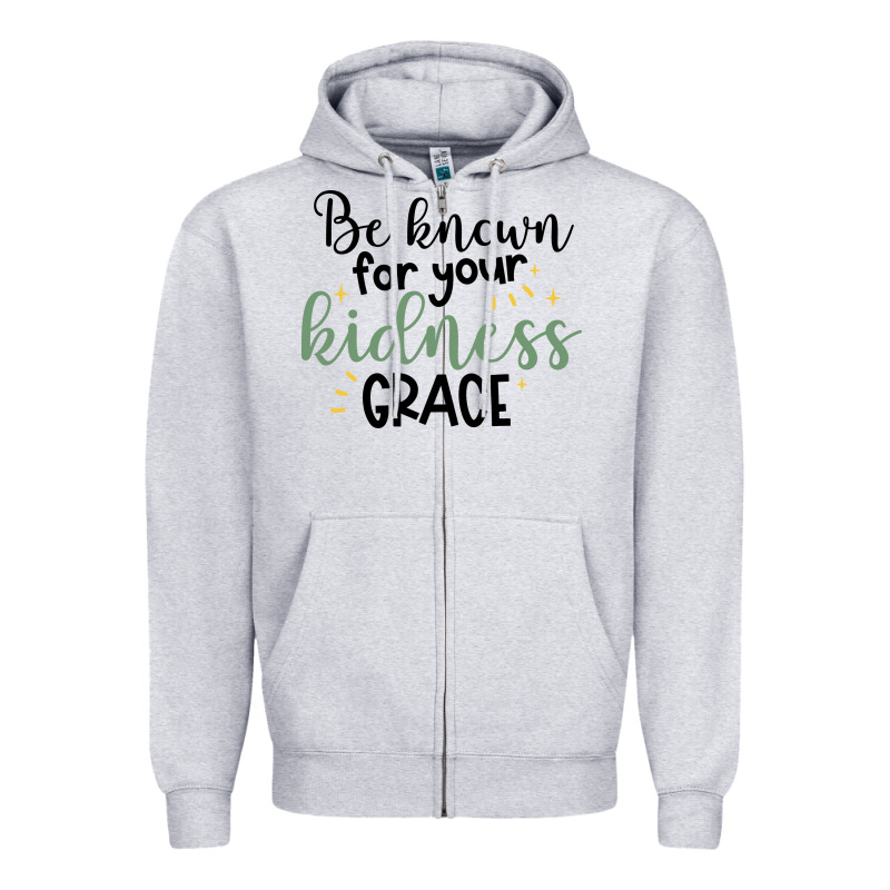 Kidness Zipper Hoodie by Unal Design | Teevron