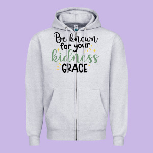 Kidness Zipper Hoodie Designed By Unal Design