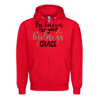 Red kidness Zipper Hoodie - Unal Design