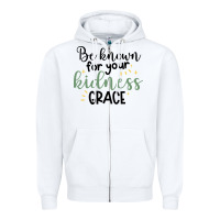 White kidness Zipper Hoodie - Unal Design