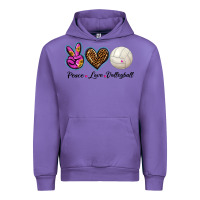 Tulip peace love volleyball Urban Hoodie - BarkalooDesign