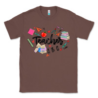 Chestnut teacher heart Classic Tee - MaliasSmallBusiness