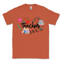 Copper teacher heart Classic Tee - MaliasSmallBusiness