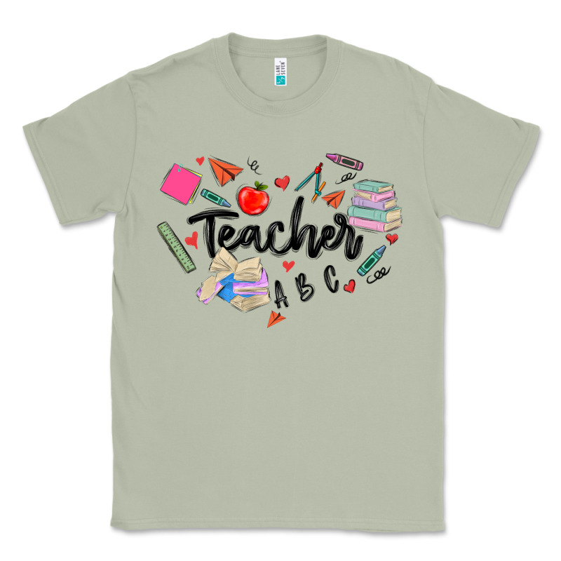 Teacher Heart Classic Tee by MaliasSmallBusiness | Teevron