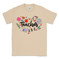 Mushroom teacher heart Classic Tee - MaliasSmallBusiness