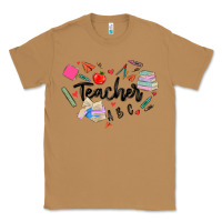 Toasted Coconut teacher heart Classic Tee - MaliasSmallBusiness