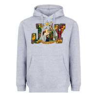 Heather Grey joy holy family Heavyweight Hoodie - RanaPortraitStore