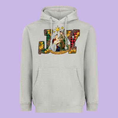 Joy Holy Family Heavyweight Hoodie Designed By Ranaportraitstore