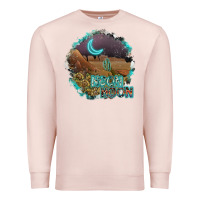 Pale Pink neon moon Premium Sweatshirt - SublimationCraftShop