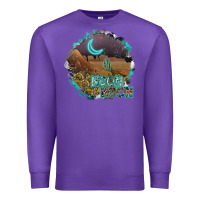 Purple neon moon Premium Sweatshirt - SublimationCraftShop