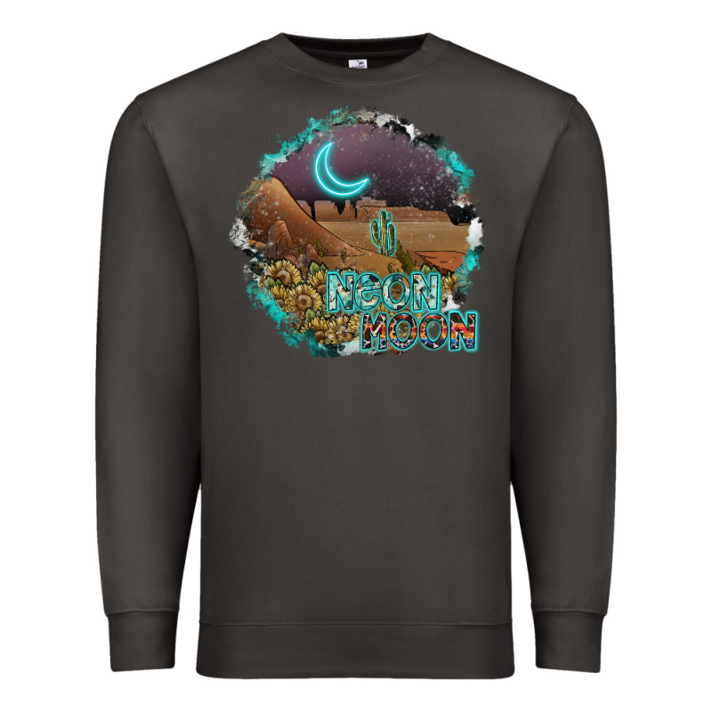 Neon Moon Premium Sweatshirt by SublimationCraftShop | Teevron