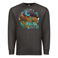 Smoke neon moon Premium Sweatshirt - SublimationCraftShop