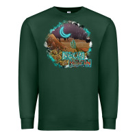 Sports Green neon moon Premium Sweatshirt - SublimationCraftShop