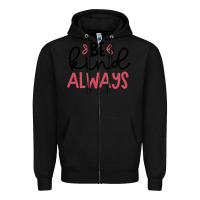 Black kind Zipper Hoodie - Unal Design