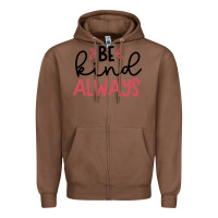 Chestnut kind Zipper Hoodie - Unal Design