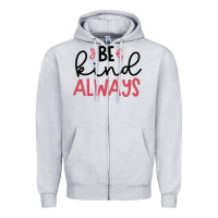 Heather Grey kind Zipper Hoodie - Unal Design