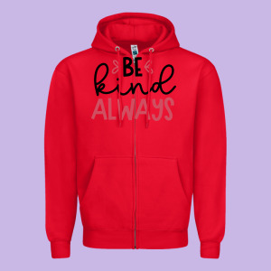 Kind Zipper Hoodie Designed By Unal Design