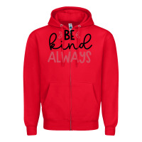 Red kind Zipper Hoodie - Unal Design
