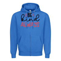 True Royal kind Zipper Hoodie - Unal Design