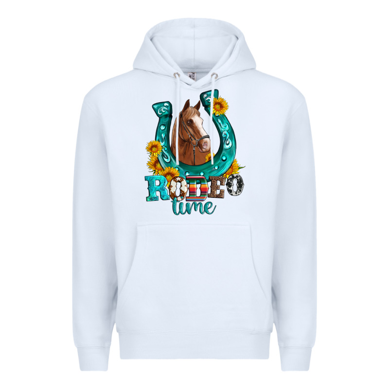 Horseshoe Rodeo Time Premium Hoodie by Artiststas | Teevron