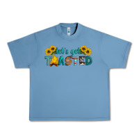 Pebble Blue let's get toasted Urban Heavy Tee - Artiststas