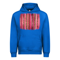 Cobalt valentines day leopard glitter brushstroke Urban Hoodie - Jasminsmagicworld