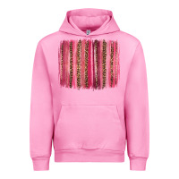 Fuchsia Pink valentines day leopard glitter brushstroke Urban Hoodie - Jasminsmagicworld