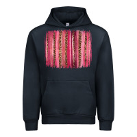 Navy valentines day leopard glitter brushstroke Urban Hoodie - Jasminsmagicworld