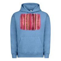 Pigment Pebble Blue valentines day leopard glitter brushstroke Urban Hoodie - Jasminsmagicworld