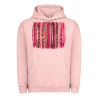 Pigment Salmon valentines day leopard glitter brushstroke Urban Hoodie - Jasminsmagicworld