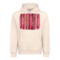 Sandshell valentines day leopard glitter brushstroke Urban Hoodie - Jasminsmagicworld