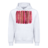 White valentines day leopard glitter brushstroke Urban Hoodie - Jasminsmagicworld