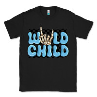 Black wild child blue skeleton Classic Tee - MaliasSmallBusiness