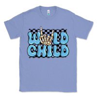 Colony Blue wild child blue skeleton Classic Tee - MaliasSmallBusiness
