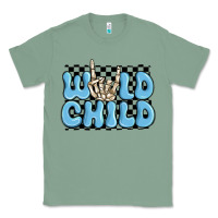 Sage wild child blue skeleton Classic Tee - MaliasSmallBusiness