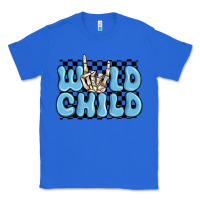 True Royal wild child blue skeleton Classic Tee - MaliasSmallBusiness