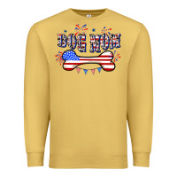 Antique Gold 4th of July Dog Mom Premium Sweatshirt - CowGirlArtShop