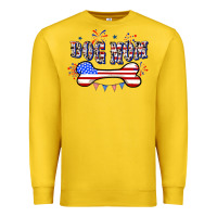 Lemon 4th of July Dog Mom Premium Sweatshirt - CowGirlArtShop