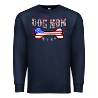 Navy 4th of July Dog Mom Premium Sweatshirt - CowGirlArtShop