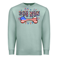 Seafoam 4th of July Dog Mom Premium Sweatshirt - CowGirlArtShop