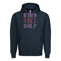 Navy kind Zipper Hoodie - Unal Design