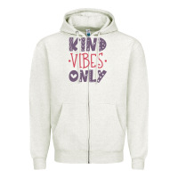 Oatmeal Heather kind Zipper Hoodie - Unal Design