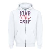 White kind Zipper Hoodie - Unal Design