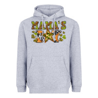 Heather Grey mamas boy Heavyweight Hoodie - texasbilliewilder