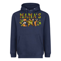 Navy mamas boy Heavyweight Hoodie - texasbilliewilder