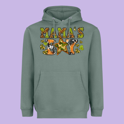 Mamas Boy Heavyweight Hoodie Designed By Texasbilliewilder