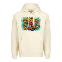 Sandshell cowboy boots sunflower Premium Hoodie - AdoDesignShop