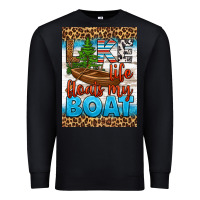Black lake life floats my boat air freshener Premium Sweatshirt - HRA Design Shop